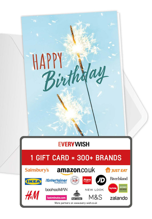 Happy Birthday - Sparkler