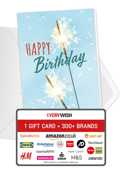 Happy Birthday - Sparkler