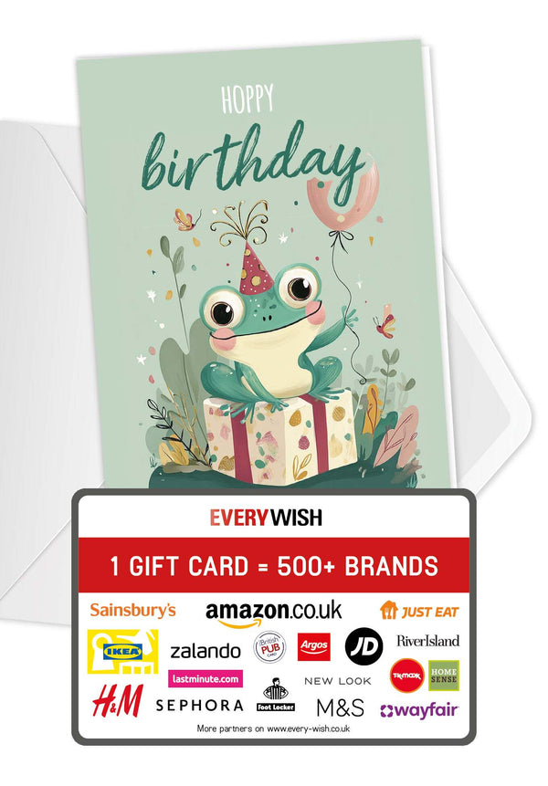 Hoppy birthday - Frog