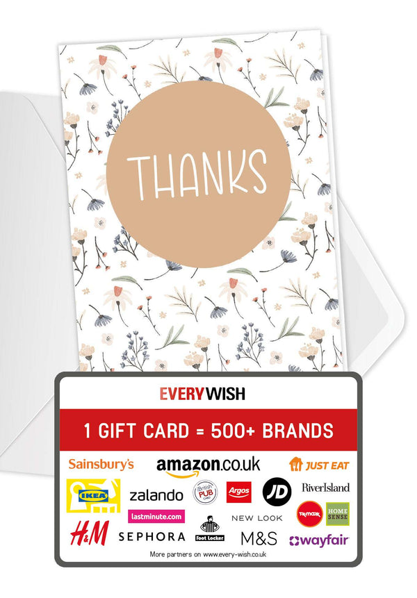 Thanks - Flowers White