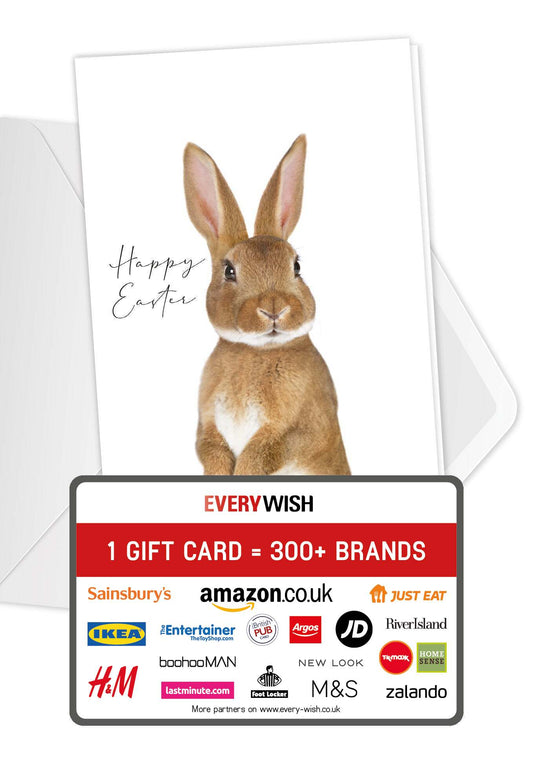 Happy Easter - Brown Rabbit