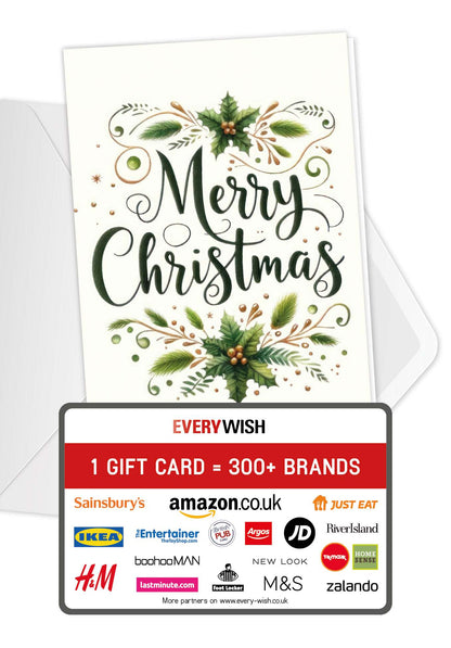 Merry Christmas - Mistletoe (Value)