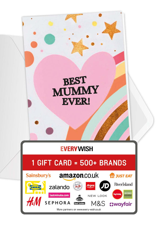 Best Mummy - Heart Rainbow