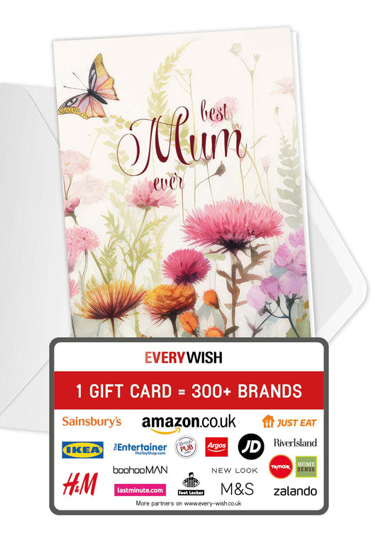 Best Mum ever - Meadow of Flowers