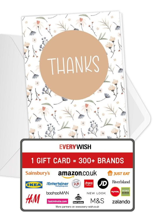 Thanks - Flowers White