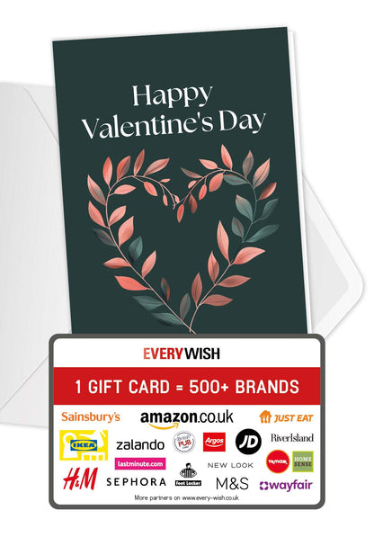 Happy Valentines Day - Heart Darkgreen