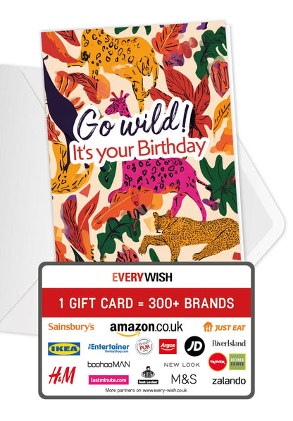 Go wild! Birthday - Colourful Animals