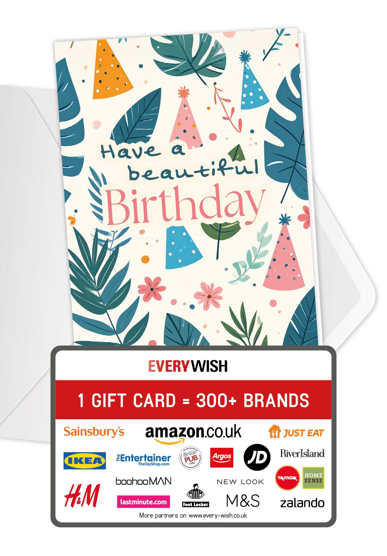 Beautiful Birthday - Party leaves