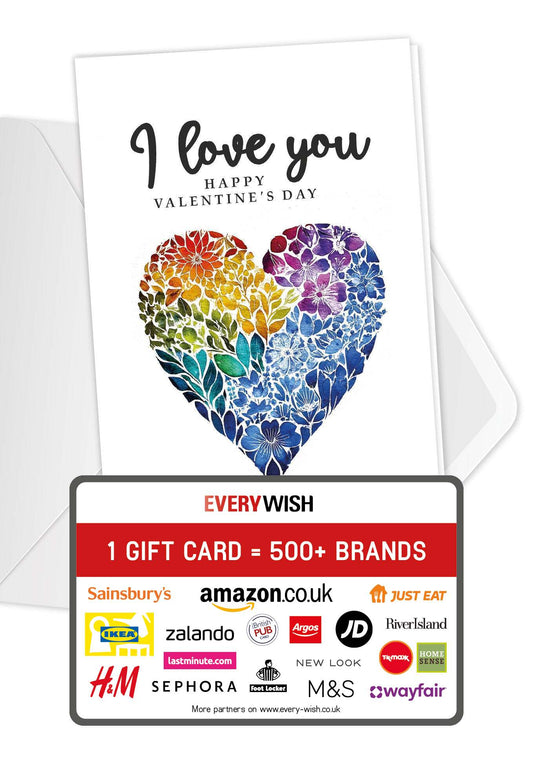 I love you - Colorful Heart