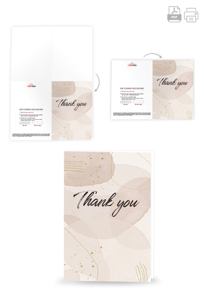 Thank you - Beige (Value)