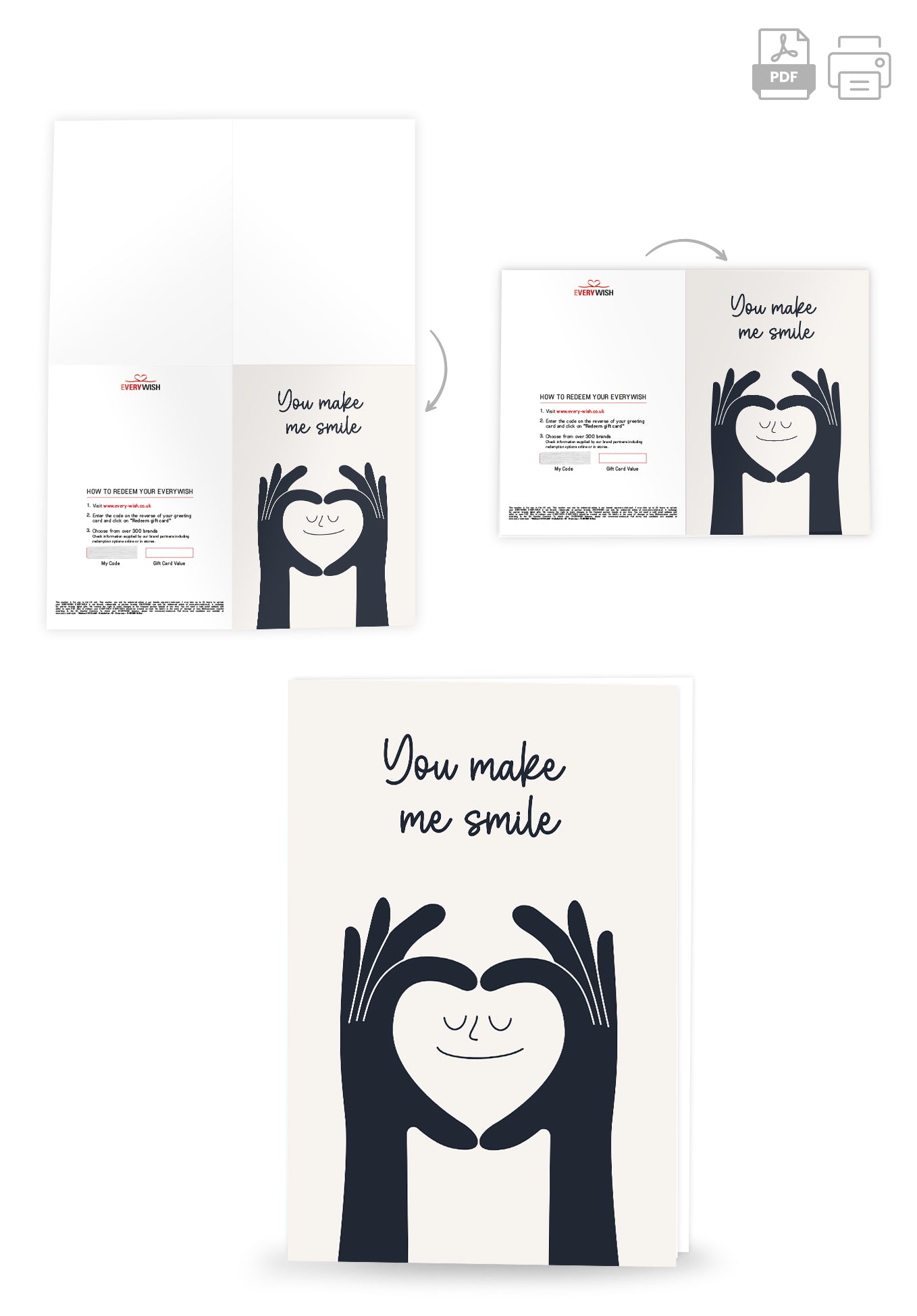 You Make Me Smile - Black
