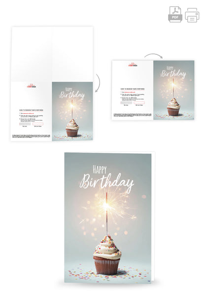 Happy Birthday - Muffin