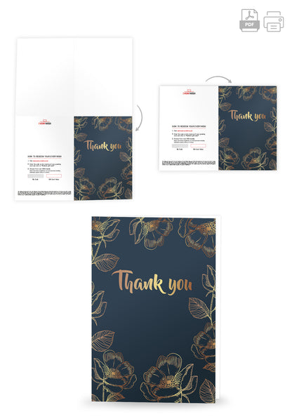 Thank you - Blue Gold (Value)