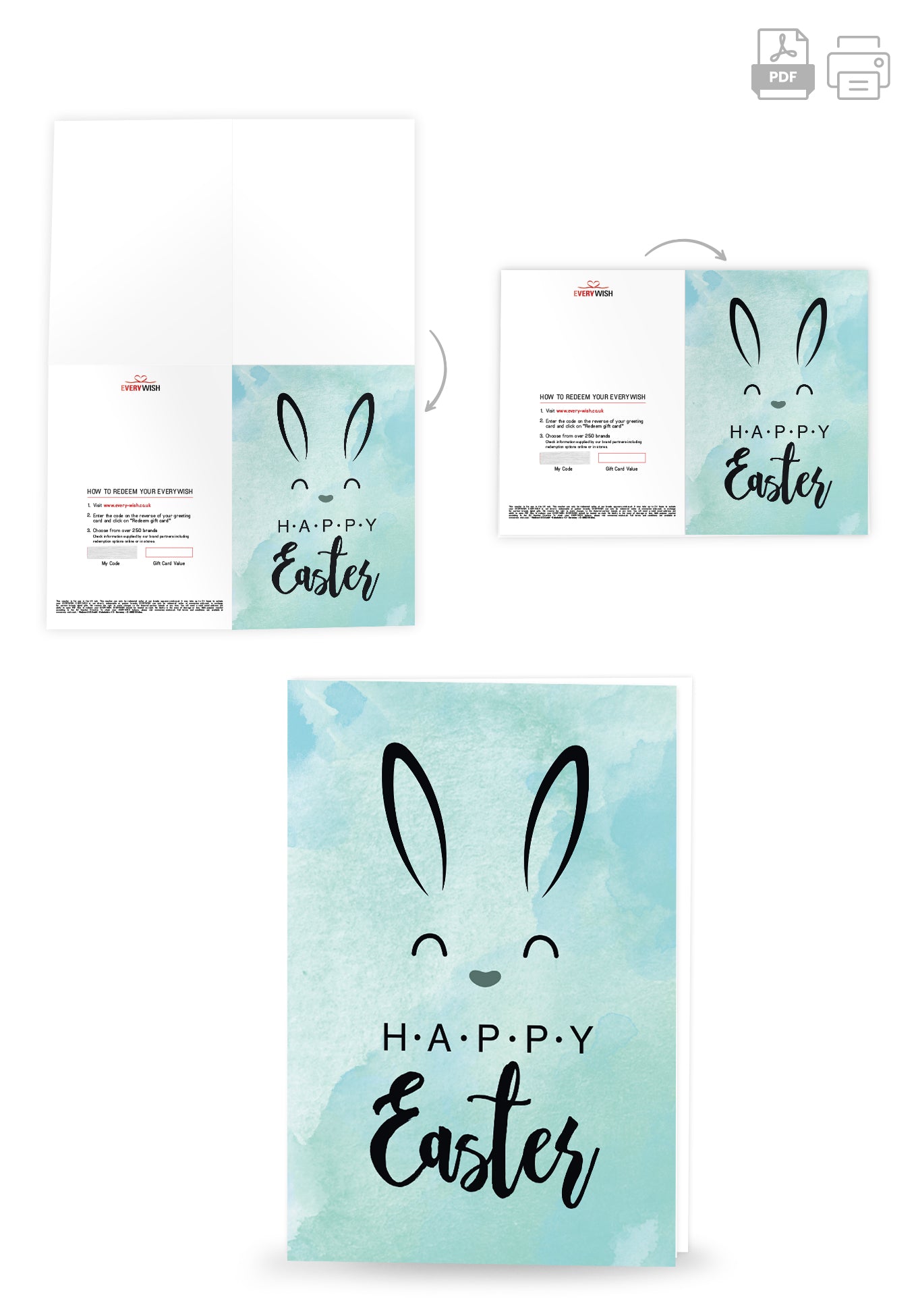 Happy Easter - Rabbit Ears (Value)