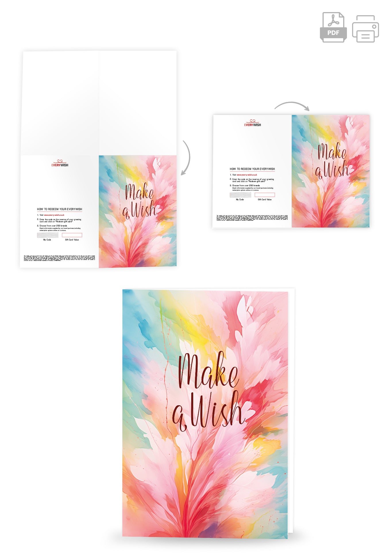 Make a wish - Colourful Pink (Value)