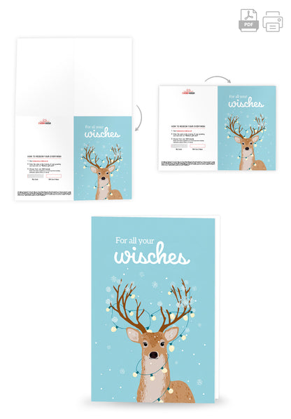 For all your wishes - Reindeer Fairy Lights