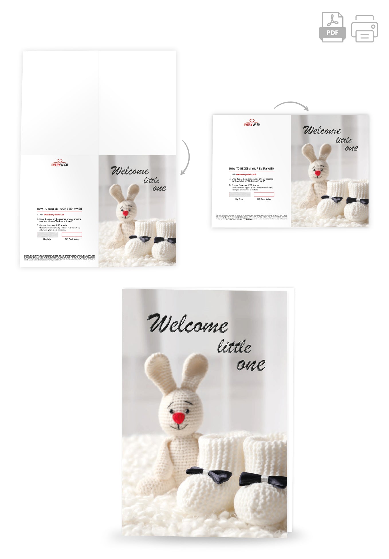 Welcome little one - Bunny (Value)