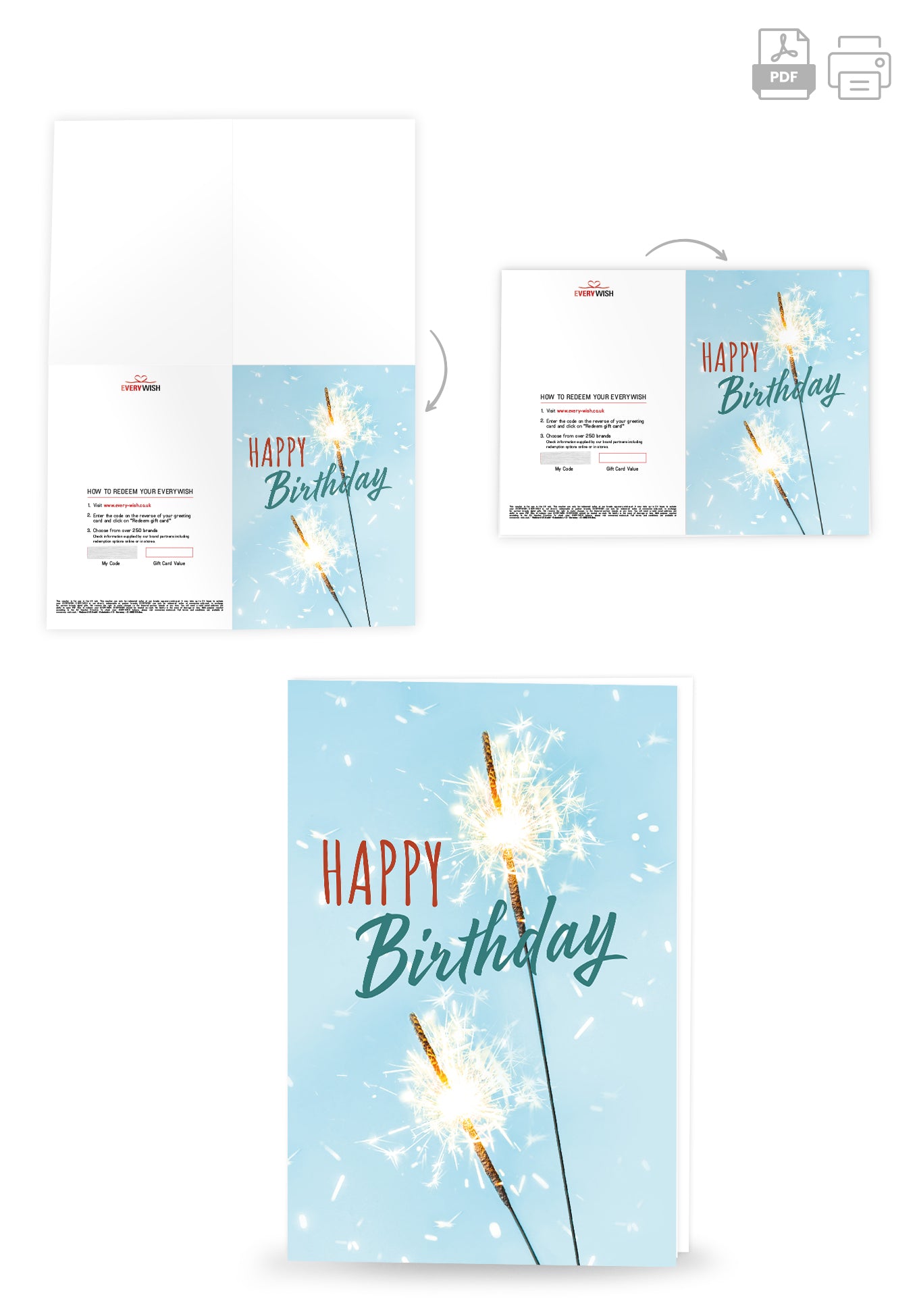 Happy Birthday - Sparkler