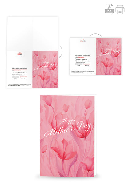 Happy Mother's Day - Pink Flowers