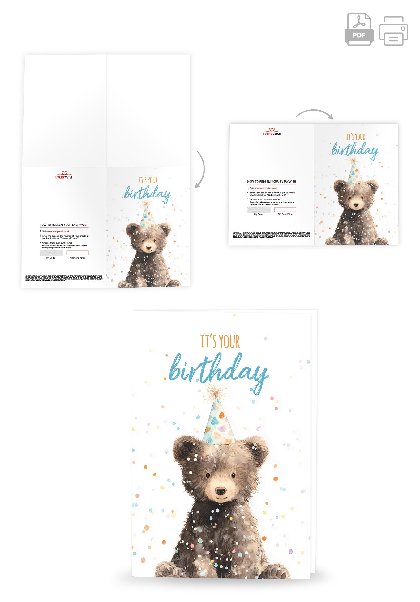 It's your birthday - Bear