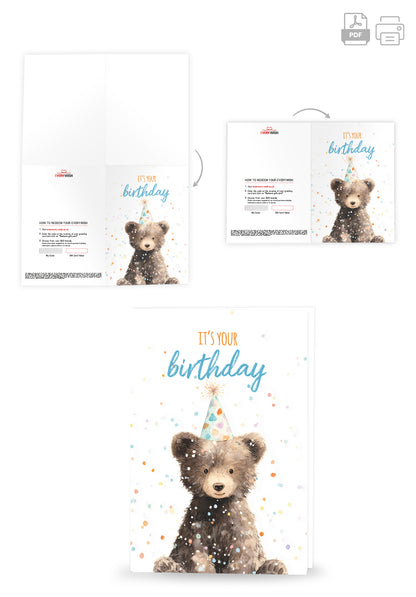 It's your birthday - Bear