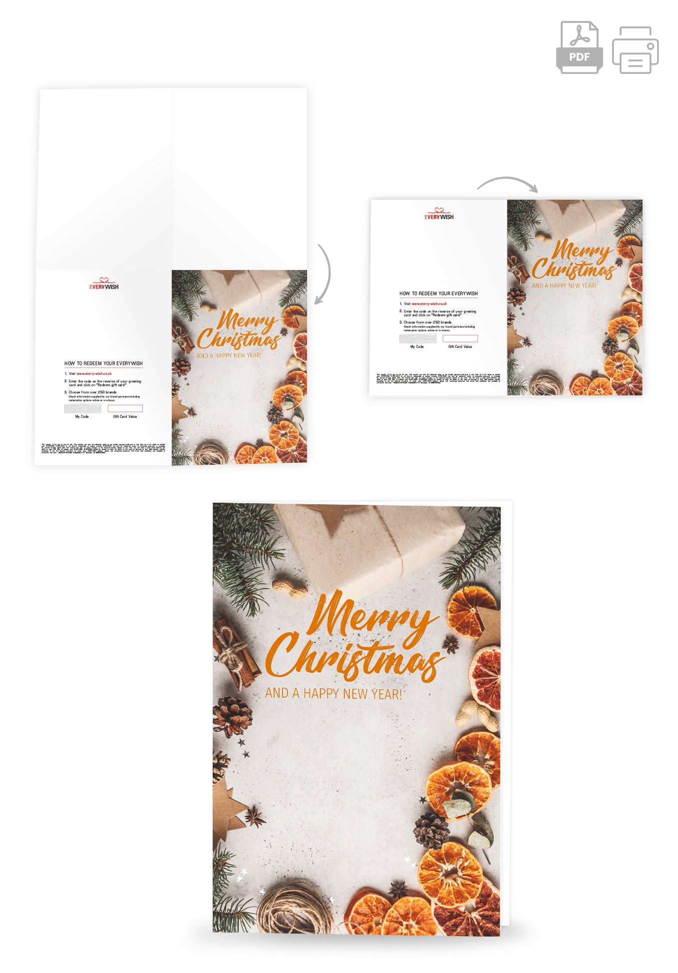 Merry Christmas - Orange (Value)