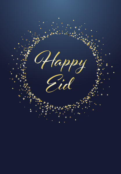 Happy Eid - Bleu or