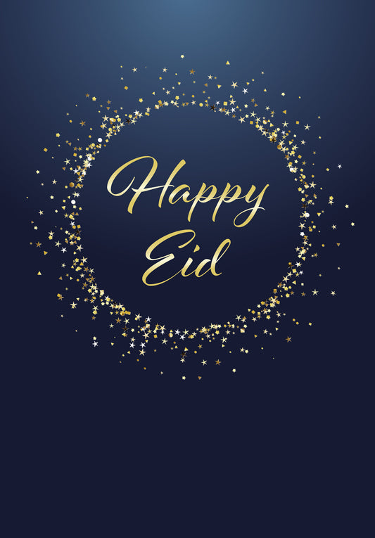 Happy Eid - Bleu or