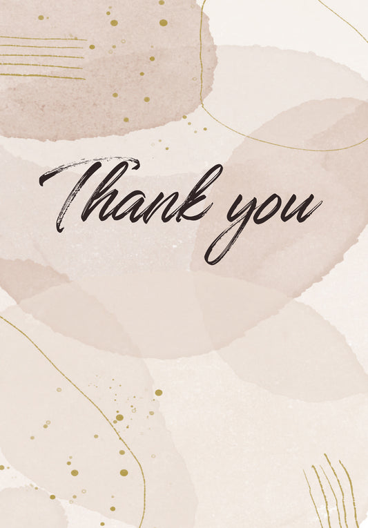 Thank you - Beige