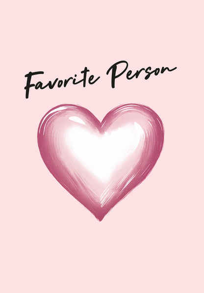 Favourite person - Pink heart