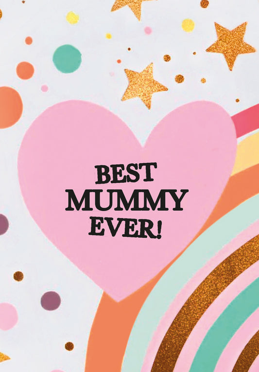 Best Mummy - Heart Rainbow