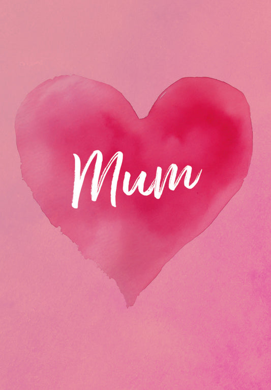 Mum - Pink Heart